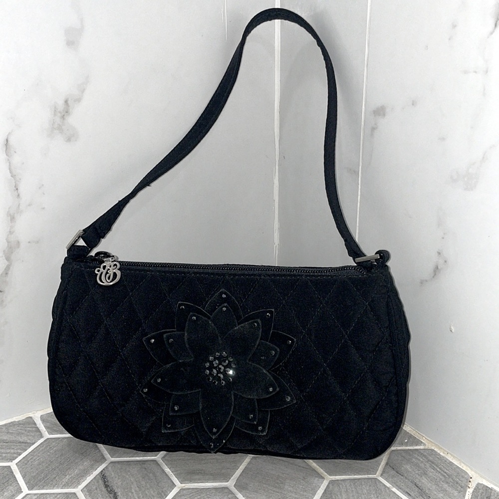 Y2K Mini Black Vera Bradley Shoulder Purse